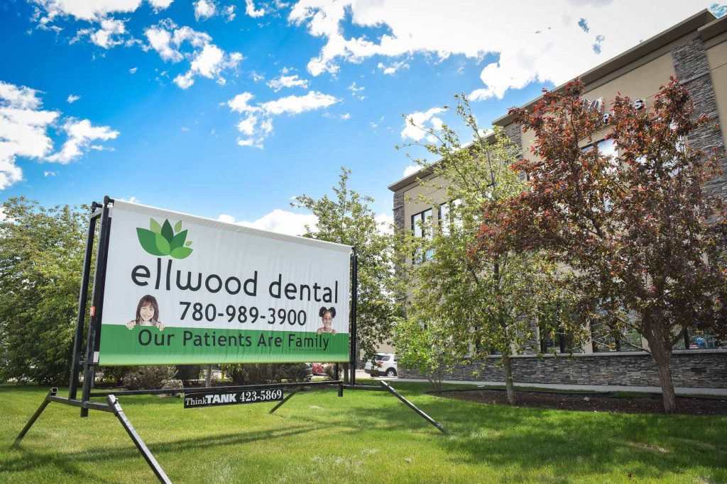 Welcome Board For New Patients | Ellwood Dental | Family Dentist SW Edmonton